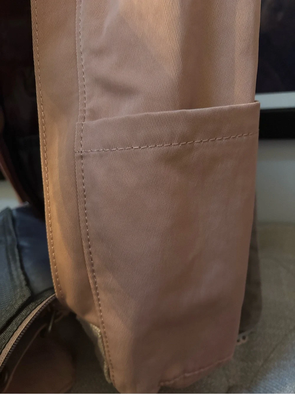 Pink Canvas Utility Backpack